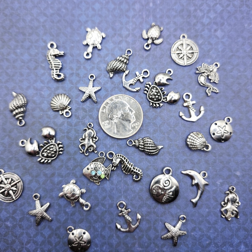 Silver Nautical Charms Collection - Picture 2 of 2